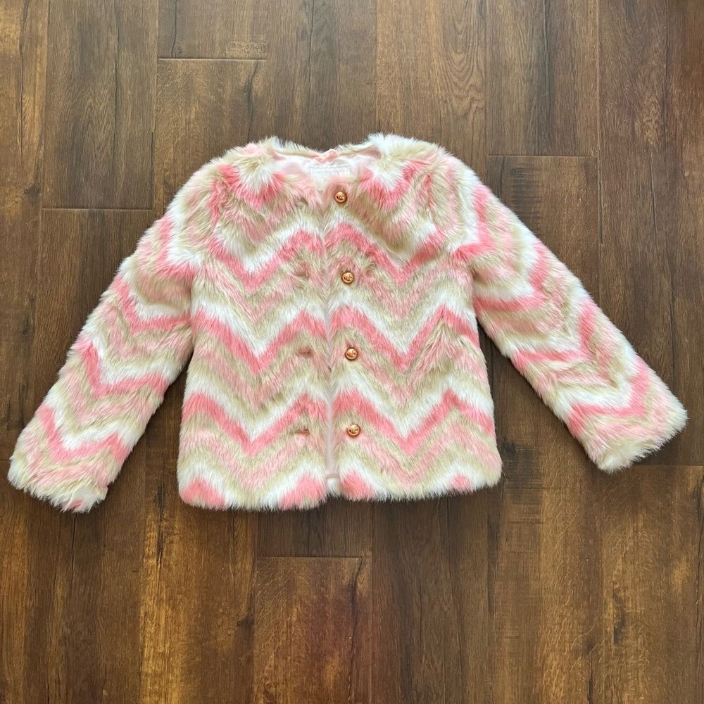 Janie and Jack girl coat size 7-8 used condition
